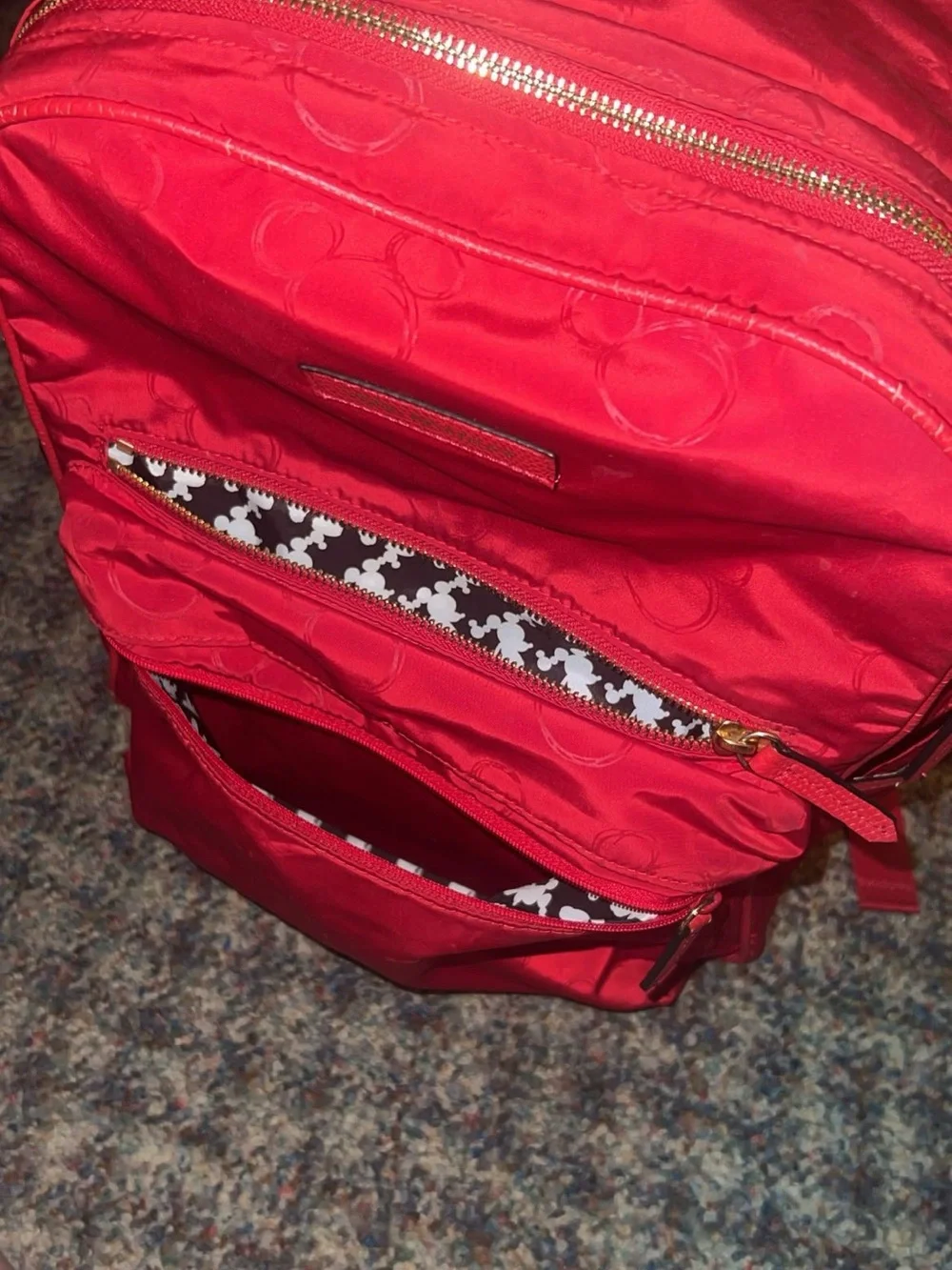 Vera Bradley Disney Mickey Mouse preppy poly backpack